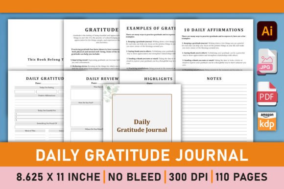 A Practical Evaluation of Editable Daily Gratitude Journal KDP Products
