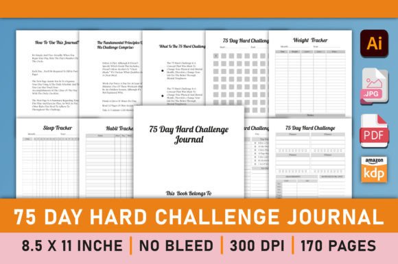 Beyond the PDF: The Designer-Friendly 75 Day Hard Challenge Journal
