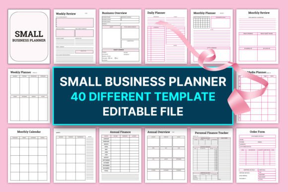 Master Your Business with an Editable Small Business Planner for KDP