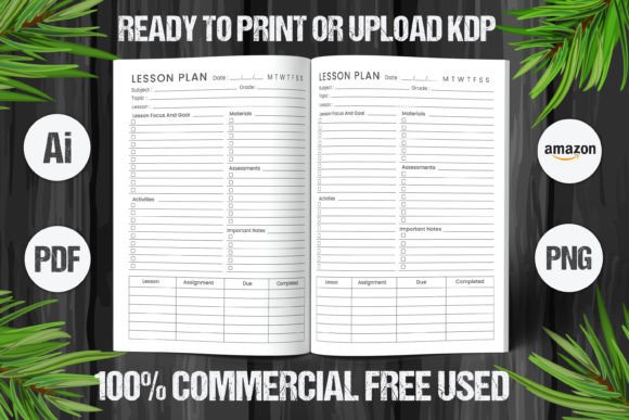 Optimizing Your Educational Publishing Workflow with the Lesson Planner 2023-2024 KDP Interior
