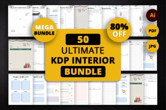 The Power of 50 Editable KDP Templates for Creators