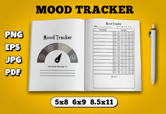 The Practical Appeal of a Mood Tracker Kdp Interior for Self-Publishing