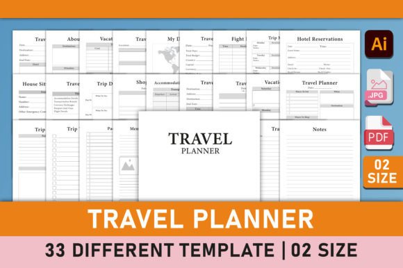 The Strategic Traveler's Toolkit: Mastering Your Journeys with an Editable Travel Planner Bundle Pack