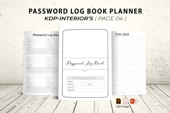 The Ultimate Guide to Organizing Your Digital Life with an Editable 2023 Password Log Book Planner