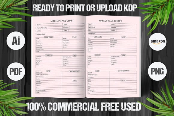 Unlocking Professional Precision: The Makeup Face Chart 2023-2024 KDP Interio