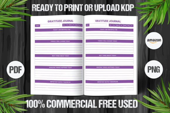 Unlocking Your Publishing Potential: The Gratitude Journal 2023 KDP Interior V 6 Template