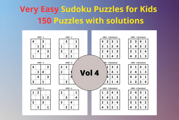 Very Easy Sudoku for Kids 4: A Complete Resource for Engagement and Learning