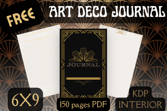 Your Guide to the Free Art Deco Note Book Journal Interior